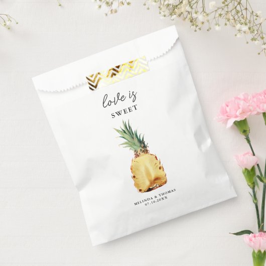 愛は熱帯パイナップル結婚ズ フェイバーバッグ (封をした状態)