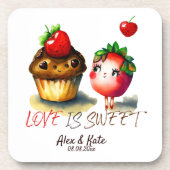 愛は甘いおもしろい コースター (正面)
