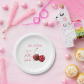 愛は甘いさくらんぼフルーツ | 結婚s ペーパープレート (パーティー)