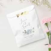 愛は甘いほこりっぽい青い水色のフローラの好意b フェイバーバッグ (封をした状態)