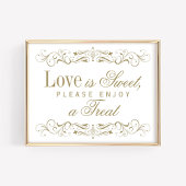 愛は甘いアンティーク金ゴールドフローリッシュ結婚ズ