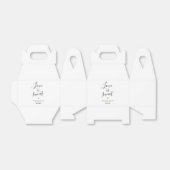 愛は甘いエレガントな結婚式用箱 フェイバーボックス (折り畳みなし)