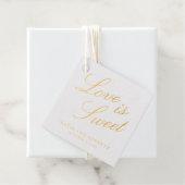 愛は甘いエレガントな結婚式 フェイバータグ (箱)