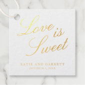 愛は甘いエレガントな結婚式 フェイバータグ (正面)