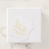 愛は甘いエレガントな結婚式 フェイバータグ (箱)