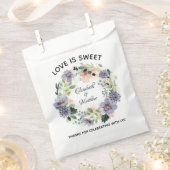愛は甘いエレガントフローラ結婚リース フェイバーバッグ (クリップ留めされた状態)