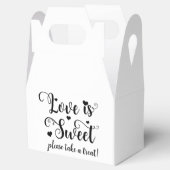 愛は甘いオシャレな婚礼 フェイバーボックス (オープン)