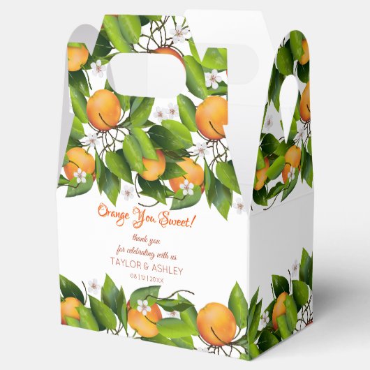 愛は甘いオレンジの柑橘系の果物 | 結婚s フェイバーボックス (オープン)