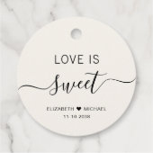 愛は甘いクリーム結婚の フェイバータグ (裏面)