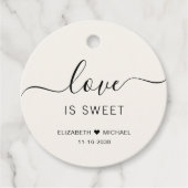 愛は甘いクリーム結婚の フェイバータグ (正面)