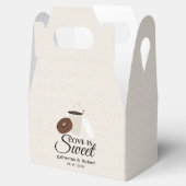 愛は甘いコーヒーとドーナツ | 結婚s フェイバーボックス (オープン)