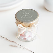 愛は甘いステッカー、パパーソナライズされたーティーの好意 ラウンドシール