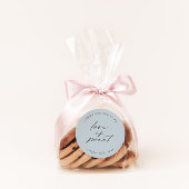 愛は甘いステッカー、パパーソナライズされたーティーの好意 ラウンドシール