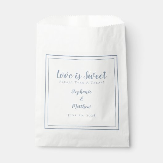 愛は甘いダスティブルーの治療を受結婚ける フェイバーバッグ (正面)