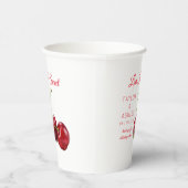 愛は甘いチェリーの実 | ウェディング 紙コップ (右)