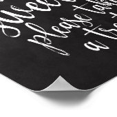 愛は甘いチョーク結婚ボードの8x10サイン ポスター (角)