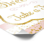 愛は甘いトリートサインを取る・ 8 x 10プリント フォトプリント            (角)