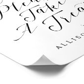 愛は甘いトリートスクリプト結婚のサイン ポスター (角)