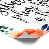 愛は甘いトリートメントフローラ8x10サイン ポスター (角)