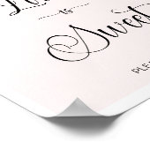 愛は甘いトリートメント赤面&クリームサインを取る。 ポスター (角)