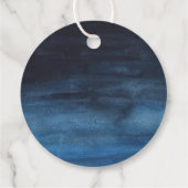 愛は甘いネイビーブルーウォーター色結婚の フェイバータグ (裏面)