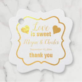 愛は甘いハートの結婚引用文ありがとう フェイバータグ