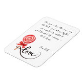 愛は甘いバレンタインxoxo マグネット (左側)