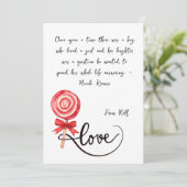 愛は甘いバレンタインxoxo 招待状 (スタンド正面)