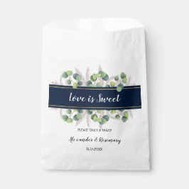 愛は甘いパンパスグラス結婚のトリートバッグ フェイバーバッグ