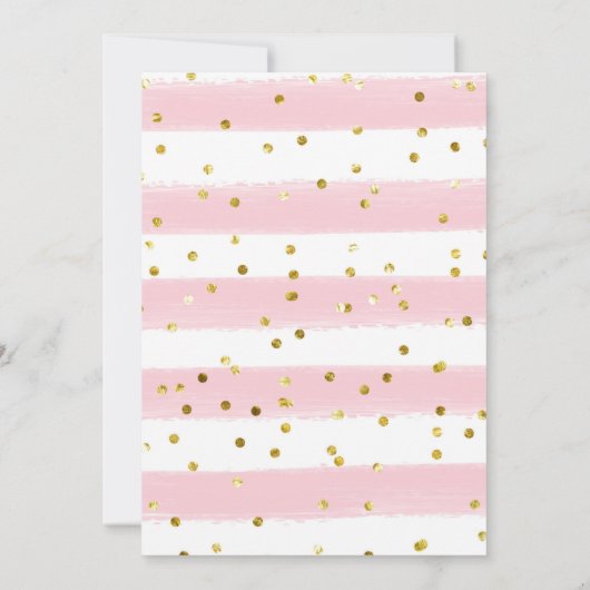 愛は甘いマカルーンブライダルシャワーの招待 招待状 (裏面)