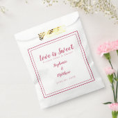 愛は甘いマゼンタレッドの結婚治療 フェイバーバッグ (封をした状態)