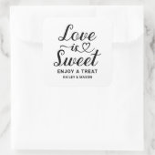 愛は甘いモダンハート結婚脚本 スクエアシール (バッグ)