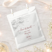 愛は甘いユーカリ結婚の甘い御馳走 フェイバーバッグ (クリップ留めされた状態)
