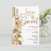 愛は甘い夏ボホ赤面ピンク 招待状 (スタンド正面)