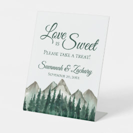 愛は甘い山と松をおごる 台座サイン