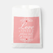 愛は甘い愛を受け取って下さい!ウェディング フェイバーバッグ (正面)