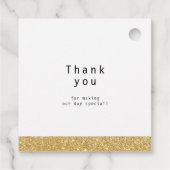 愛は甘い書モダン物結婚 フェイバータグ (裏面)