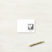 愛は甘い白い鳥の赤いハート結婚 ポストイット (デスク上)