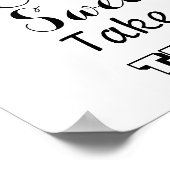 愛は甘い結婚の台本キャンディサイン ポスター (角)