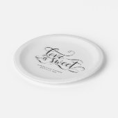 愛は甘い結婚披露宴 ペーパープレート (アングル)