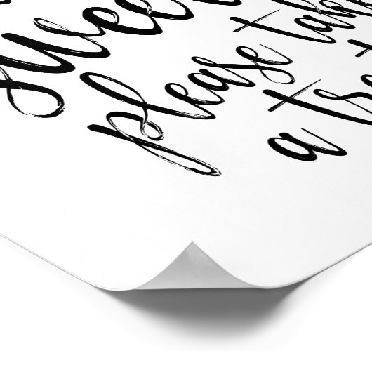 愛は甘い8x10サイン素朴を取って下さい ポスター (角)