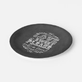 愛は甘い、お楽しみください！黒板 ペーパープレート (アングル)