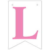 愛は甘い！ピンクお祝いデコール バンティングフラッグ (第2の旗)