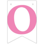 愛は甘い！ピンクお祝いデコール バンティングフラッグ (第3の旗)