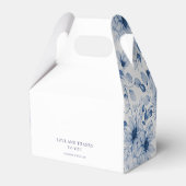 「愛は甘い」フローラ結婚式の引き出物箱 フェイバーボックス (裏面サイド)