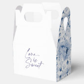 「愛は甘い」フローラ結婚式の引き出物箱 フェイバーボックス (オープン)