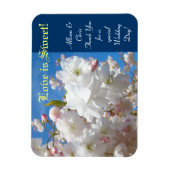 愛は甘い！結婚式の引き出物サンキューウェディング マグネット (縦)