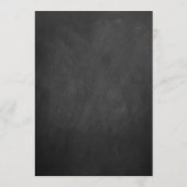 愛は甘い - 黒板結婚式看板 (裏面)