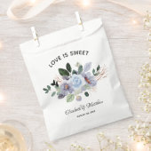 愛は甘エレガント紫のフローラ結婚 フェイバーバッグ (クリップ留めされた状態)