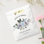 愛は甘エレガント紫のフローラ結婚 フェイバーバッグ (封をした状態)